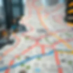 Detailed map of the expanded Dubai Metro routes