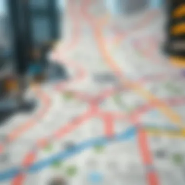 Detailed map of the expanded Dubai Metro routes