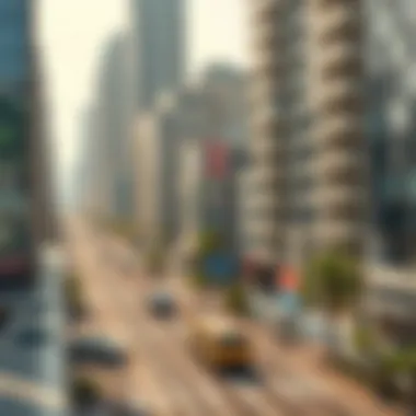 Visual representation of urban planning adjustments due to metro expansion