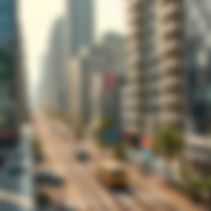 Visual representation of urban planning adjustments due to metro expansion