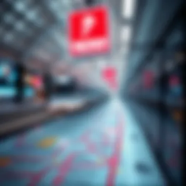 Map highlighting metro connections in Dubai