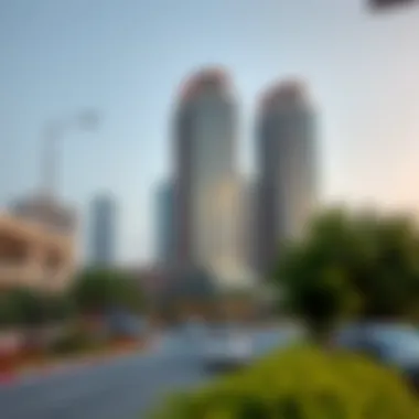 Vibrant Neighborhood Around Millennium Place Barsha Heights Vibrant neighborhood surrounding Millennium Place Barsha Heights