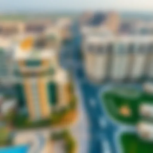 Aerial Perspective of Mowaihat 3 Aerial view of Mowaihat 3 showcasing new developments