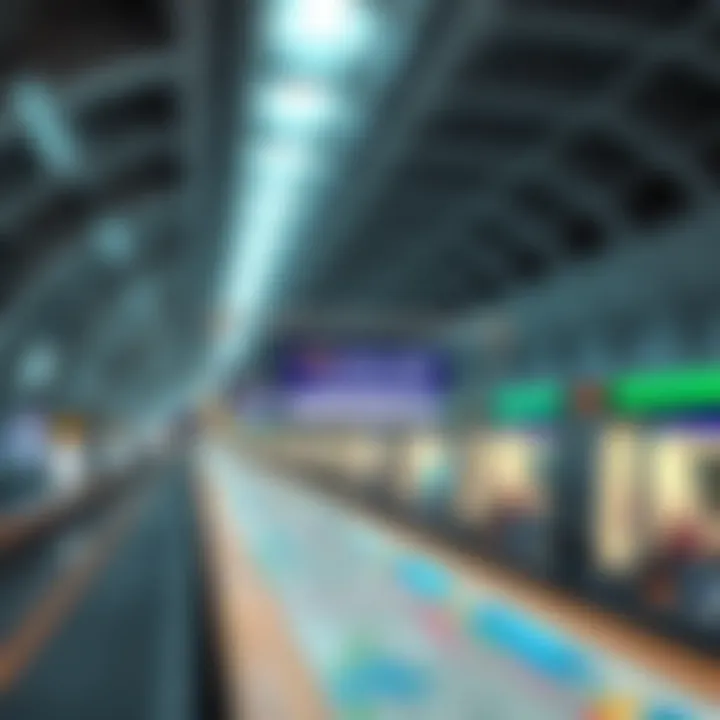 Map of Dubai Metro routes