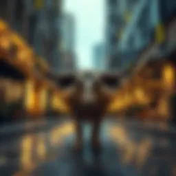 Visual representation of a bull market in real estate