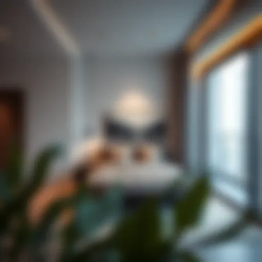 Modern Studio Apartment Design Elegant studio apartment interior showcasing modern design elements