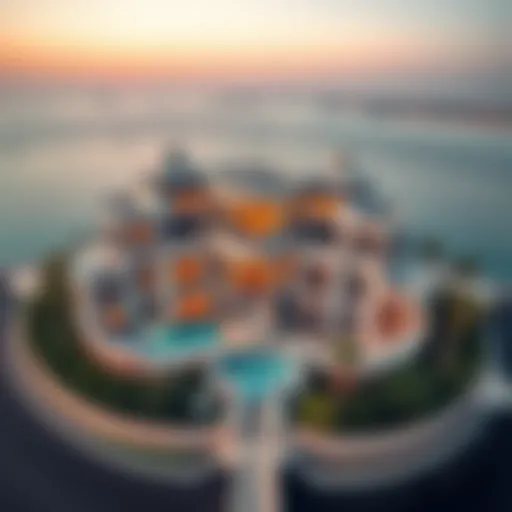 Aerial Perspective of Ocean House Aerial view of Ocean House showcasing its architectural elegance