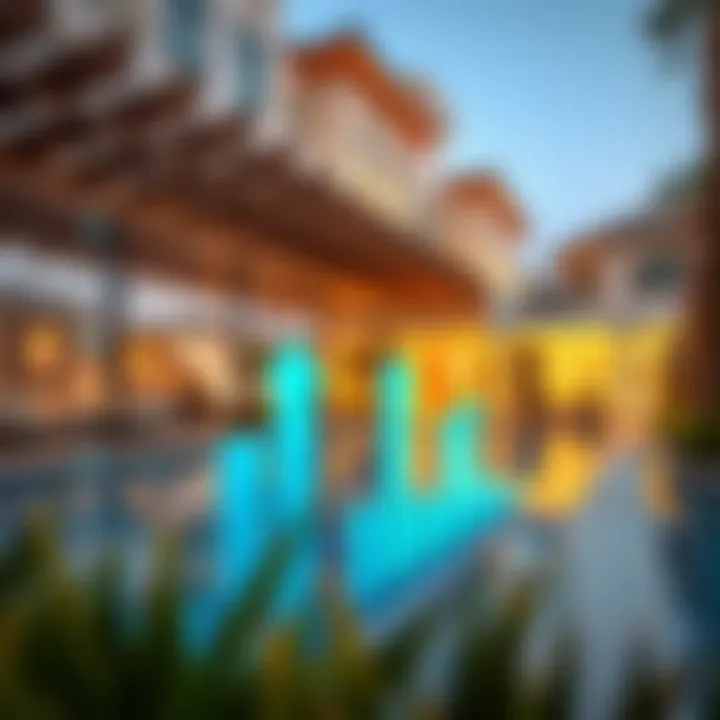 Dubai Property Market Trends Market trend graph indicating rising property values in Dubai