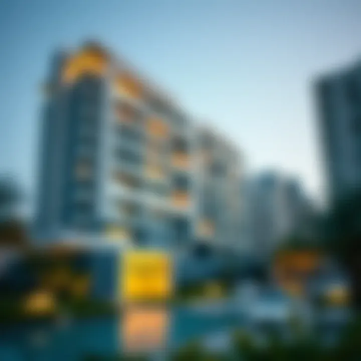 Luxurious residential building in Dubai