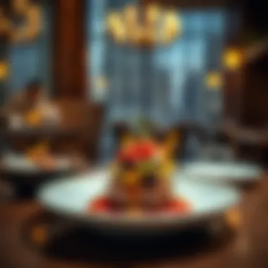 Culinary Artistry A vibrant dish featuring unique flavors and artistic presentation