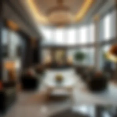 Elegant Interior Design of The Residences Luxurious interior showcasing elegance at The Residences