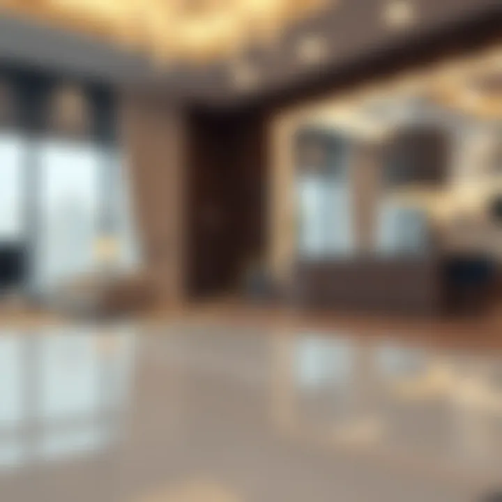 Graph depicting trends in Dubai's property market