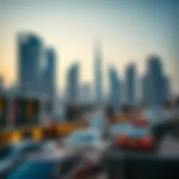 Dubai skyline showcasing modern architecture