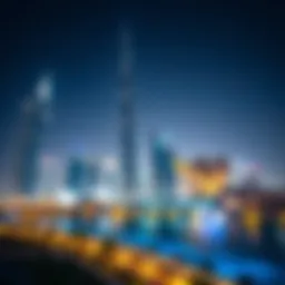 Dubai skyline showcasing modern architecture