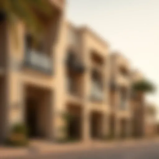 Stunning architectural facade of Villanova properties