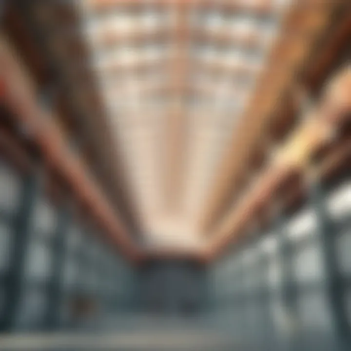 Interior of a spacious warehouse in Mussafah