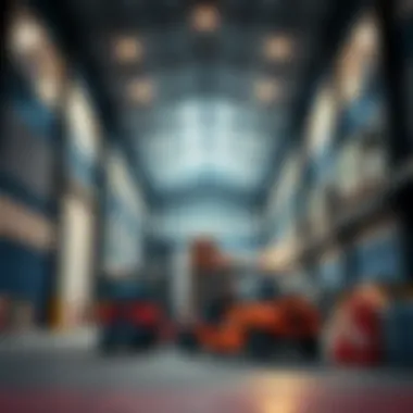 Logistics operations at a Mussafah warehouse